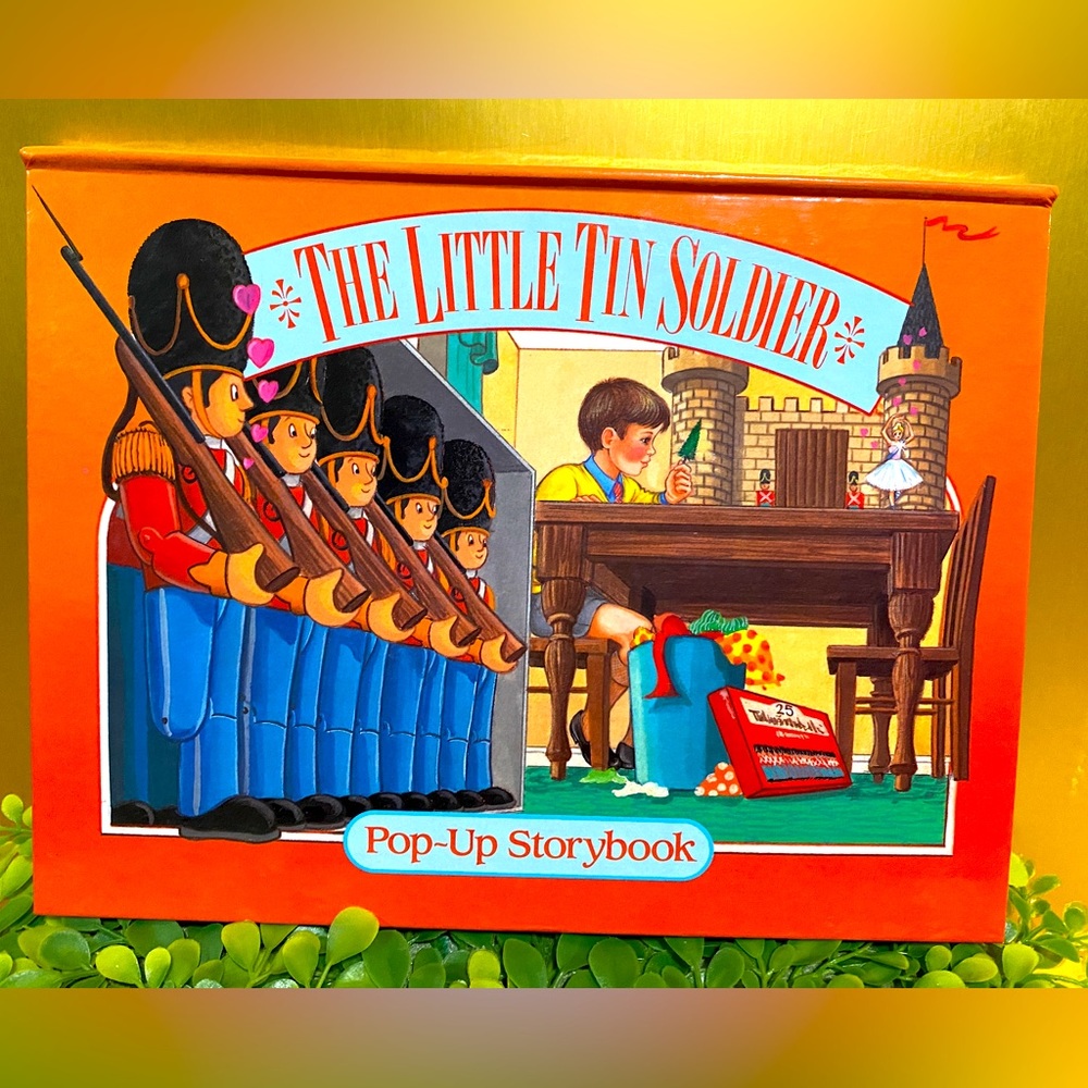 VINTAGE 90s THE LITTLE TIN SOLDIER POP UP STORYBOOK GRANDREAMS  LIMITED LONDON